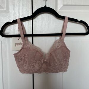 Panache Ana Plunge Bra 28F. Pink.